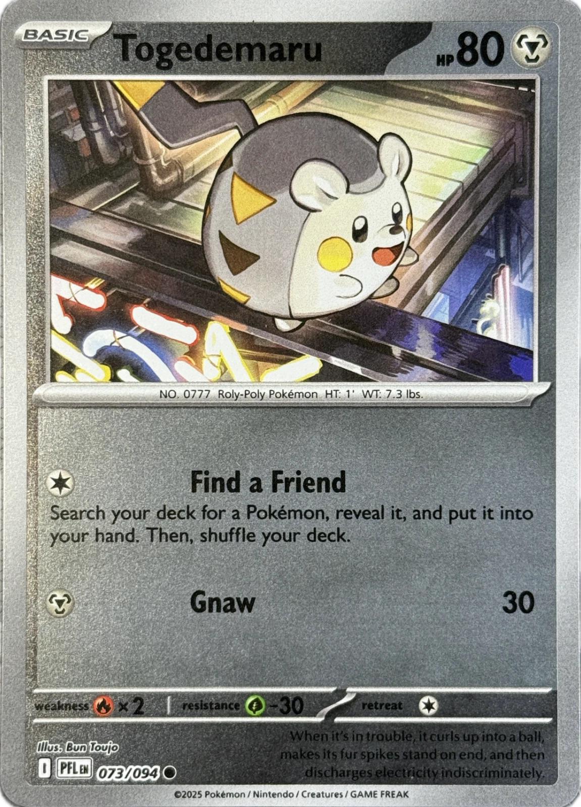 Togedemaru [Reverse Holo]